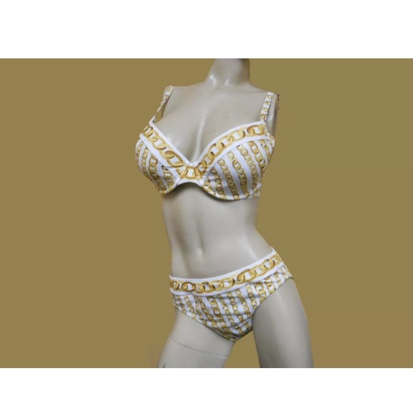 NWT Gottex White Gold Chains bikini - Picture 4 of 6